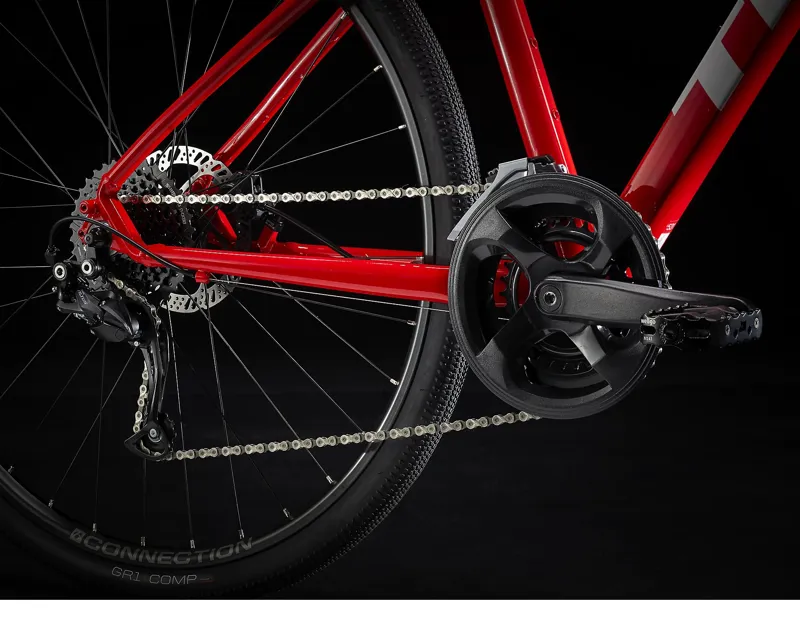 Trek Dual Sport 2 Hybrid Bike in Viper Red Small-6